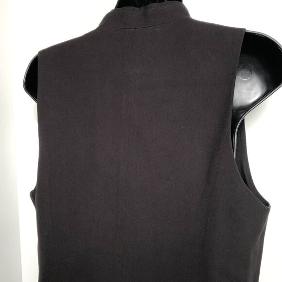 Classiques Entier Vintage Lined Vest Black Size M - Picture 9 of 13
